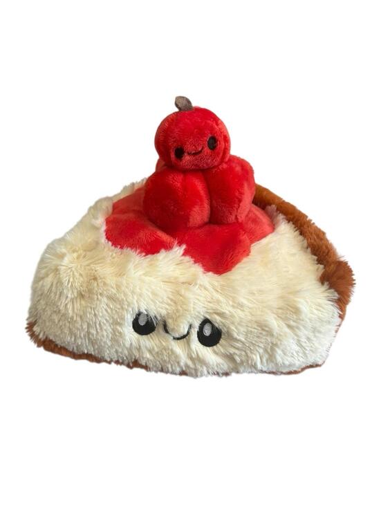 Squishable Other - Squishable Retired 9” Mini Comfort Foods Cherry Cheesecake Plush Slice